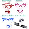 imageEyekepper 5pack Reading Glasses for Women Small Lens Cateye Readers5 Pack Mix Color