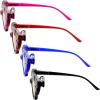 imageEyekepper 5pack Reading Glasses for Women Small Lens Cateye ReadersBlue Light Blocking Reading Glasses