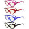 imageEyekepper 5pack Reading Glasses for Women Small Lens Cateye ReadersBlue Light Blocking Reading Glasses