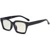 imageEyekepper Ladies Computer Glasses  Blue Light Filter Readers Women  UV420 Protection Oversized Square Design Reading Eyeglasses  Black 050Blackbb40 Lens