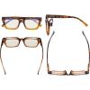 imageEyekepper Ladies Computer Glasses  Blue Light Filter Readers Women  UV420 Protection Oversized Square Design Reading Eyeglasses  Black 050Tortoisebb40 Lens