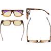 imageEyekepper Ladies Computer Glasses  Blue Light Filter Readers Women  UV420 Protection Oversized Square Design Reading Eyeglasses  Black 050Tortoisebb60 Lens