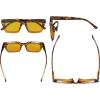imageEyekepper Ladies Computer Glasses  Blue Light Filter Readers Women  UV420 Protection Oversized Square Design Reading Eyeglasses  Black 050Tortoisebb90 Lens