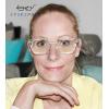 imageEyekepper Ladies Computer Glasses  Blue Light Filter Readers Women  UV420 Protection Oversized Square Design Reading Eyeglasses  Black 050Transparentbb40 Lens
