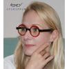 imageEyekepper Reading Glasses Blue Light Blocking Round Computer Glasses Readers WomenBlueRedbb40 Lens
