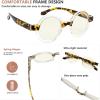 imageEyekepper Round Blue Light Blocking Reading Glasses for Women Computer Readers EyeglassesTortoisebb40 Lens
