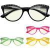imageEyekepper 4pack Reading Glasses Blue Light Blocking for Women Cateye Style Rhinestone ReadersBlue Light Blocking Reading Glasses