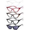 imageEyekepper 5pack Cat Eye Reading Glasses Women Oversized Readers5 Pack Mix Color