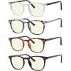imageEyekepper Multipack tinted Blue Light Blocking Reading Glasses for Women Men Readers Computer EyeglassesA4 Packmix