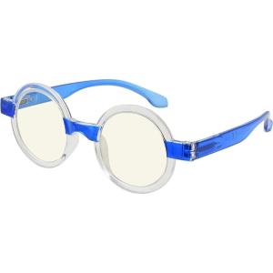 imageEyekepper Round Blue Light Blocking Reading Glasses for Women Computer Readers EyeglassesBluebb40 Lens