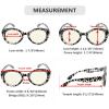 imageEyekepper 4 Packing Round Reading Glasses Women Large Frame Stylish Readers 150Blue Light Blockingb404 Pairs