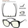 imageEyekepper 4Pack Chic Reading Glasses for Women Oversized ReadersBlue Light Blockingb404 Pairs