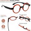 imageEyekepper 4Pack Round Reading Glasses for Women Retro Readers Eyeglasses 150C4pcsmix