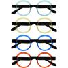 imageEyekepper 4Pack Round Reading Glasses for Women Retro Readers Eyeglasses 150C4pcsmix