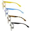 imageEyekepper 4Pack Round Reading Glasses for Women Retro Readers Eyeglasses 150Tblue Light Blockingb404 Pairs