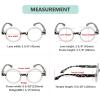 imageEyekepper 4Pack Round Reading Glasses for Women Retro Readers Eyeglasses 150Z4pcsmix