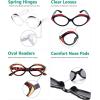 imageEyekepper 4pack Cat Eye Reading Glasses Blue Light Blocking Women Readers 1755 Pack Mix Color