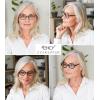 imageEyekepper 4pack Reading Glasses Women Small Lens Round Readers 2004 Pack Mix Color