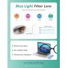 imageEyekepper 4pack Reading Glasses Women Small Lens Round Readers 200Blue Light Blocking Reading Glasses