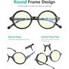 imageEyekepper 4pack Reading Glasses Women Small Lens Round Readers 200Blue Light Blocking Reading Glasses
