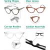 imageEyekepper 5 Pack Small Reading Glasses for Women Cateye Style Ladies Readers 1504pcsmix