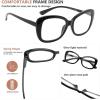 imageEyekepper Chic Reading Glasses for Women Oversized Readers  BlackBlack
