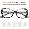 imageEyekepper Chic Reading Glasses for Women Oversized Readers  BlackGrey Tortoise