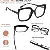 imageEyekepper Reading Glasses for Women 4Pack Large Frame Readers Eyeglasses Oversize 1754pcsmix