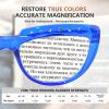 imageEyekepper Reading Glasses for Women Rhinestone Readers Oversize HalfMoon Design Eyeglasses  BlueBlue