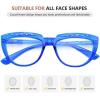 imageEyekepper Reading Glasses for Women Rhinestone Readers Oversize HalfMoon Design Eyeglasses  BlueBlue