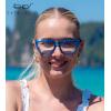 imageEyekepper Reading Glasses for Women Rhinestone Readers Oversize HalfMoon Design Eyeglasses  BlueBlue