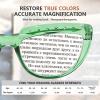imageEyekepper Reading Glasses for Women Rhinestone Readers Oversize HalfMoon Design Eyeglasses  BlueGreen
