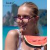 imageEyekepper Reading Glasses for Women Rhinestone Readers Oversize HalfMoon Design Eyeglasses  BluePurple