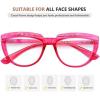 imageEyekepper Reading Glasses for Women Rhinestone Readers Oversize HalfMoon Design Eyeglasses  BlueRed