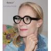 imageEyekepper Round Reading Glasses Women Large Frame Stylish Readers  Transparent 275Black