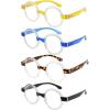imageEyekepper 4Pack Round Reading Glasses for Women Retro Readers Eyeglasses 150T4pcsmix
