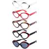 imageEyekepper 4pack Cat Eye Reading Glasses Blue Light Blocking Women Readers 1755 Pack Mix Color
