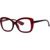 imageEyekepper Chic Reading Glasses for Women Oversized Readers  BlackRed Stripe