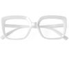 imageEyekepper Reading Glasses for Women 4Pack Large Frame Readers Eyeglasses Oversize 175White
