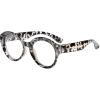 imageEyekepper Round Reading Glasses Women Large Frame Stylish Readers  Transparent 275GreyTortoise