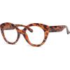 imageEyekepper Round Reading Glasses for Women Large Frame Readers  Grey Tortoise 175Tortoise