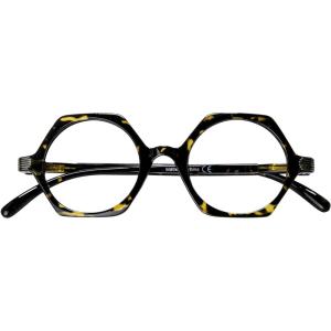 imageEyekepper 4 Packing Small Vintage Reading Glasses for Women  Retro Reading Eyeglasses Mini Odd Readers Men 150Yellow Tortoise