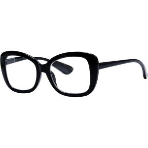imageEyekepper Chic Reading Glasses for Women Oversized Readers  BlackBlack
