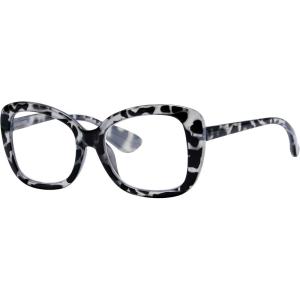 imageEyekepper Chic Reading Glasses for Women Oversized Readers  BlackGrey Tortoise