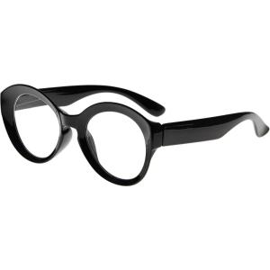 imageEyekepper Round Reading Glasses Women Large Frame Stylish Readers  Transparent 275Black