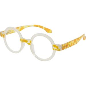 imageEyekepper Round Reading Glasses for Women Retro Readers Eyeglasses  Tortoise 150YellowTortoise