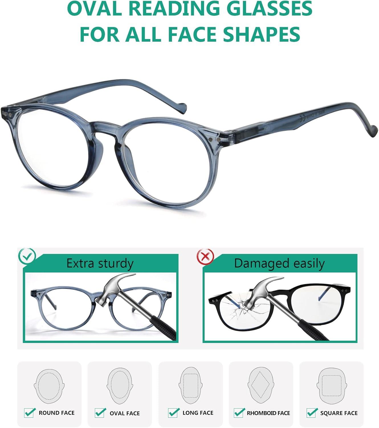 imageEyekepper 4pack Reading Glasses Blue Light Blocking for Women Amber Tinted 15010 Pack Mix  R071
