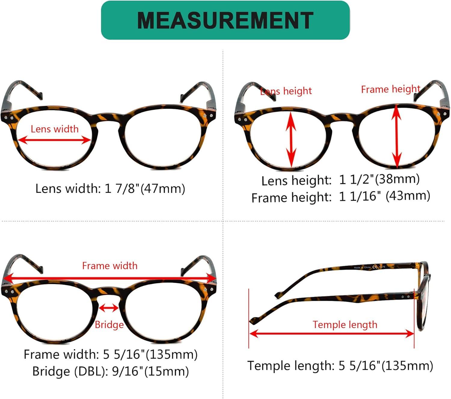 imageEyekepper 4pack Reading Glasses Blue Light Blocking for Women Amber Tinted 15010 Pack Mix  R071