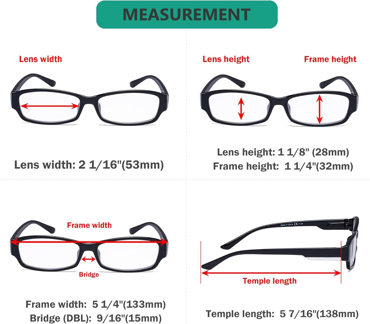 imageEyekepper 4pack Reading Glasses Blue Light Blocking for Women Amber Tinted 1504 Pairs Mix