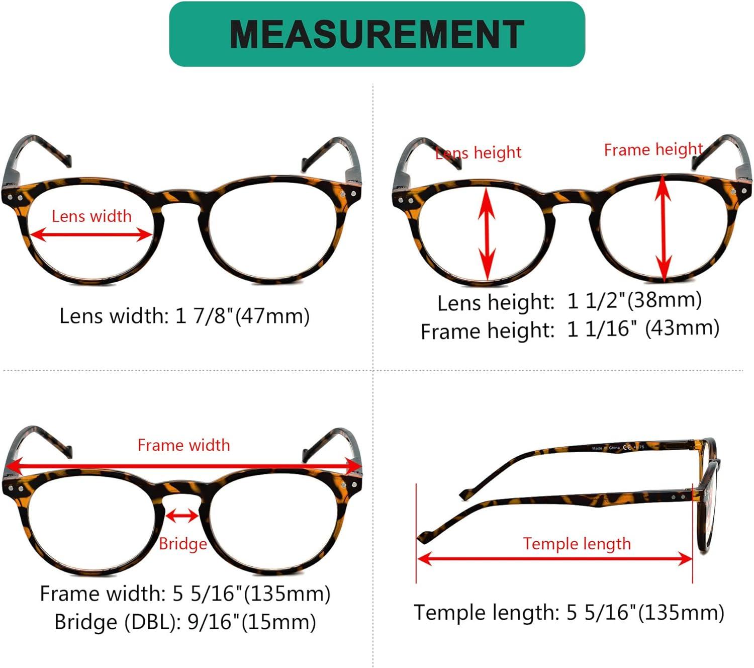 imageEyekepper 4pack Reading Glasses Blue Light Blocking for Women Orange Tinted 15010 Pack Mix  R071